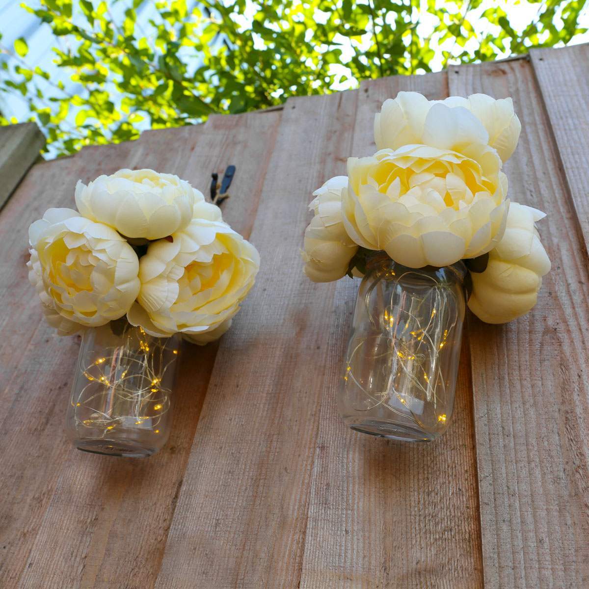 How To Make Your Own Hanging Mason Jar Sconces