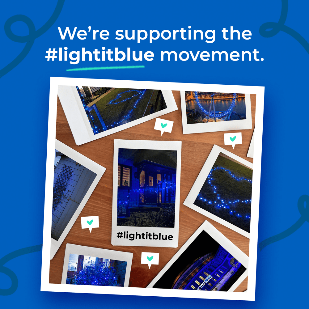 We’re supporting the #LightItBlue movement