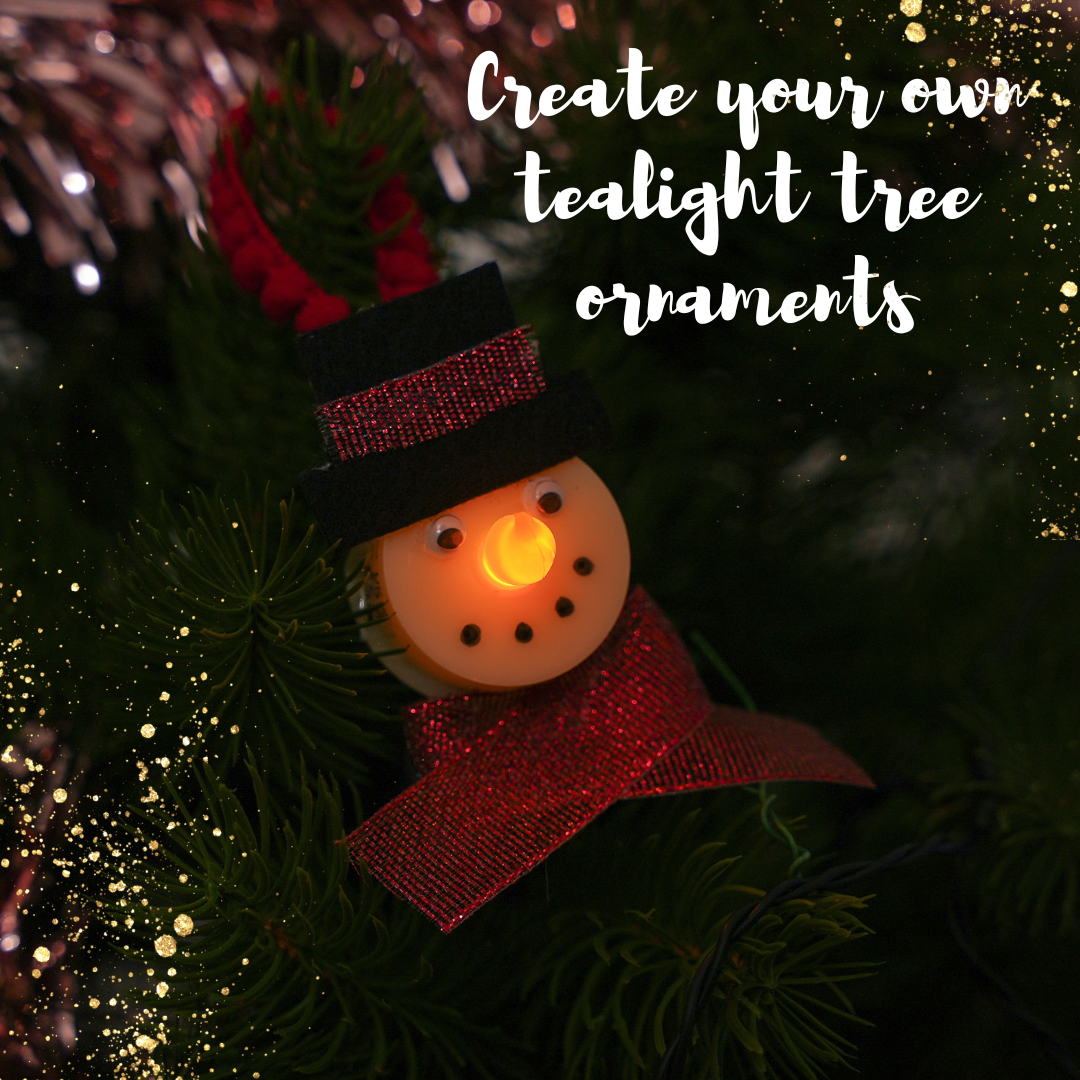Create Your Own Tealight Tree Ornaments